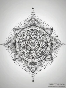 Tattoo design a striking contrast of blackwor... - эскиз тату (№1753883427_0, 30.07.2025 13:50) — Tatufoto.com