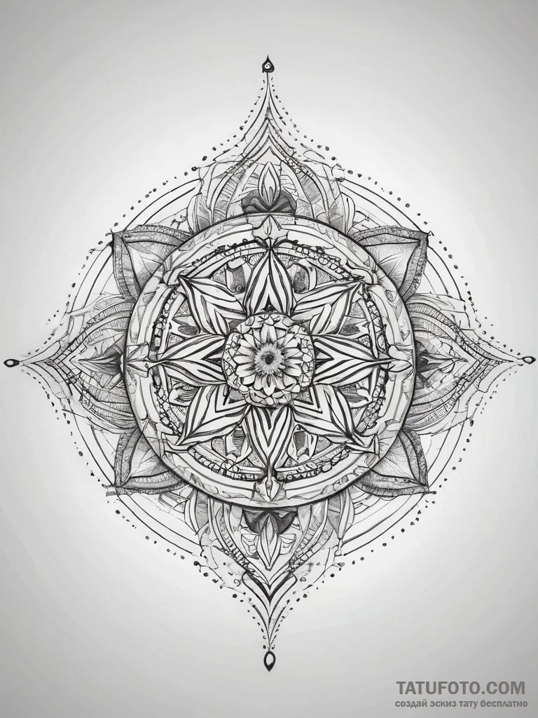 Tattoo design a striking contrast of blackwor... - эскиз тату (№1753883427_0, 30.07.2025 13:50) — Tatufoto.com