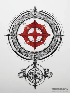 Tattoo sketch the glyph for sagittarius (9th... - эскиз тату (№1753886985_0, 30.07.2025 14:49) — Tatufoto.com
