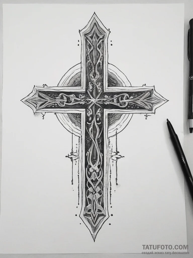 84. tattoo design: a minimalist "krada" rune,... - эскиз тату (№1753888541_0, 30.07.2025 15:15) — Tatufoto.com