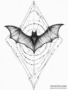 The bat-signal, tattoo sketch design, blackwo... - эскиз тату (№1753892275_0, 30.07.2025 16:17) — Tatufoto.com