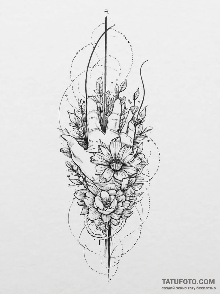 Tattoo design a subtle glow around a cherishe... - эскиз тату (№1753900620_0, 30.07.2025 18:37) — Tatufoto.com