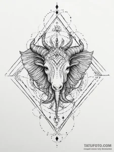 Tattoo design a dotwork pattern that subtly f... - эскиз тату (№1753906127_0, 30.07.2025 20:08) — Tatufoto.com