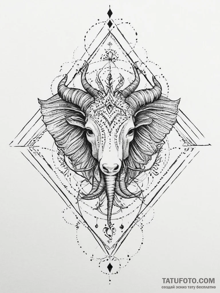 Tattoo design a dotwork pattern that subtly f... - эскиз тату (№1753906127_0, 30.07.2025 20:08) — Tatufoto.com