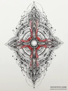 Tattoo design a watercolor nebula in soft, bl... - эскиз тату (№1753906918_0, 30.07.2025 20:21) — Tatufoto.com