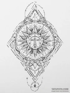 Tattoo design a geometric pattern of the zodi... - эскиз тату (№1753908893_0, 30.07.2025 20:54) — Tatufoto.com
