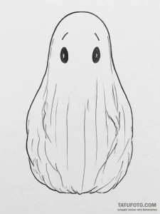 No-face from spirited away - эскиз тату (№1753910681_0, 30.07.2025 21:24) — Tatufoto.com