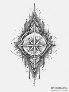 Tattoo design a rusted metal texture forming... - эскиз тату (№1753913257_0, 30.07.2025 22:07) — Tatufoto.com