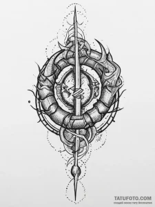 Tattoo design "i desire" text for scorpio, wi... - эскиз тату (№1753915045_0, 30.07.2025 22:37) — Tatufoto.com