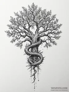 Tattoo sketch: perun's thunderbolt symbol int... - эскиз тату (№1753924764_0, 31.07.2025 01:19) — Tatufoto.com
