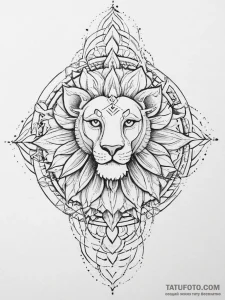 Tattoo design a zodiac sign with a background... - эскиз тату (№1753925757_0, 31.07.2025 01:35) — Tatufoto.com