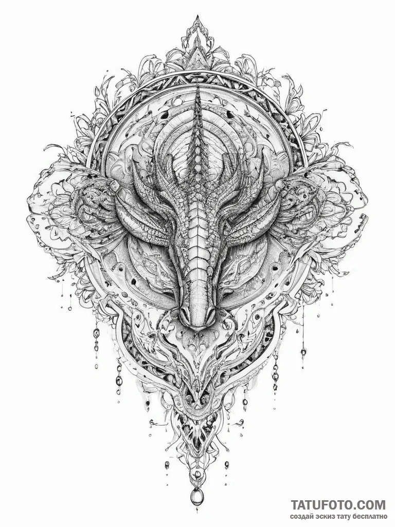 Alligator, concept art for tattoo, fine lines... - эскиз тату (№1753926928_0, 31.07.2025 01:55) — Tatufoto.com