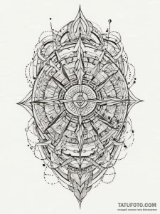 Tattoo sketch an abstract representation of "... - эскиз тату (№1753931641_0, 31.07.2025 03:14) — Tatufoto.com