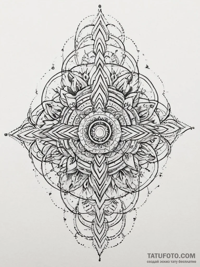 Cryo-pod, concept art for tattoo, geometric t... - эскиз тату (№1753936521_0, 31.07.2025 04:35) — Tatufoto.com