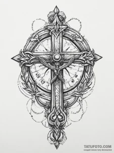 Tattoo sketch a textured depiction of forged... - эскиз тату (№1753936717_0, 31.07.2025 04:38) — Tatufoto.com