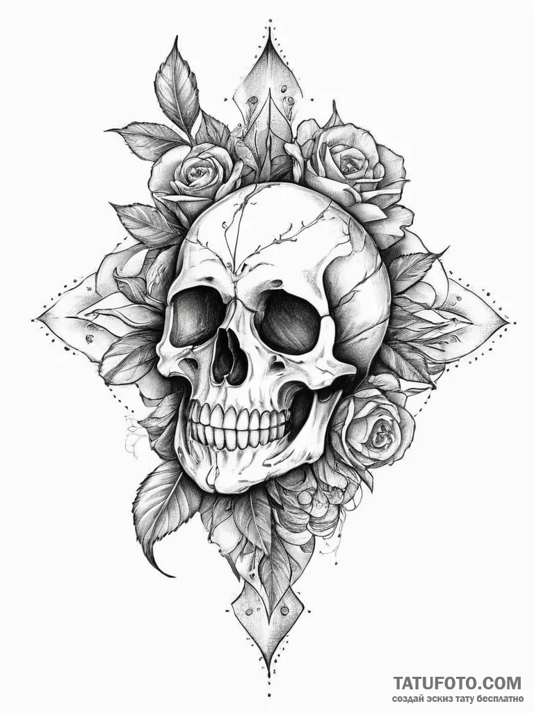 Tattoo sketch a digital warrior's profile, st... - эскиз тату (№1753937496_0, 31.07.2025 04:51) — Tatufoto.com