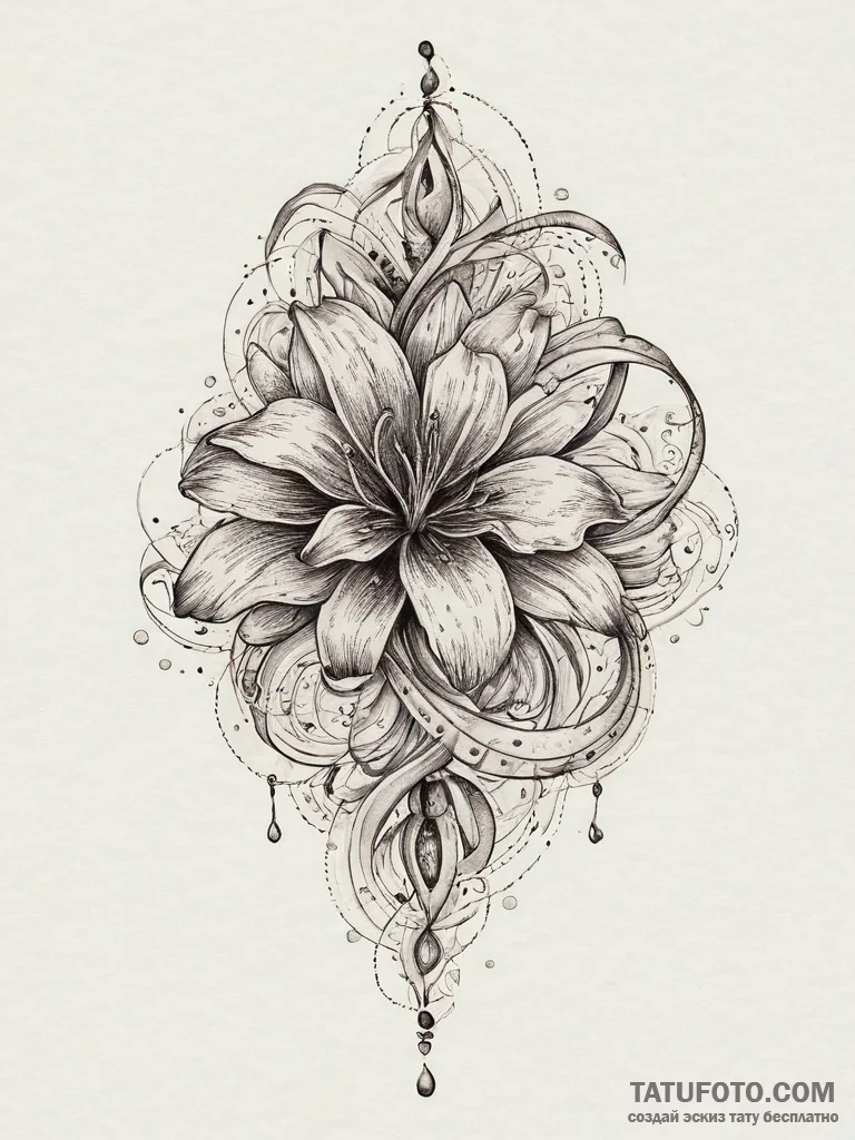 Glitch art effect, artistic tattoo sketch, ne... - эскиз тату (№1753944144_0, 31.07.2025 06:42) — Tatufoto.com