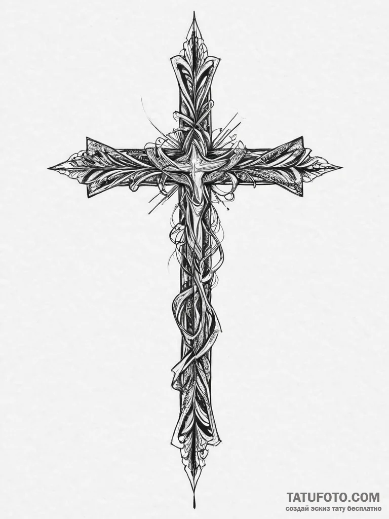 Tattoo design a striking contrast of blackwor... - эскиз тату (№1753946528_0, 31.07.2025 07:22) — Tatufoto.com