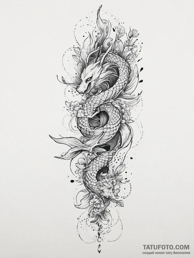 Tattoo sketch: a cluster of lunitsa symbols,... - эскиз тату (№1753950335_0, 31.07.2025 08:25) — Tatufoto.com