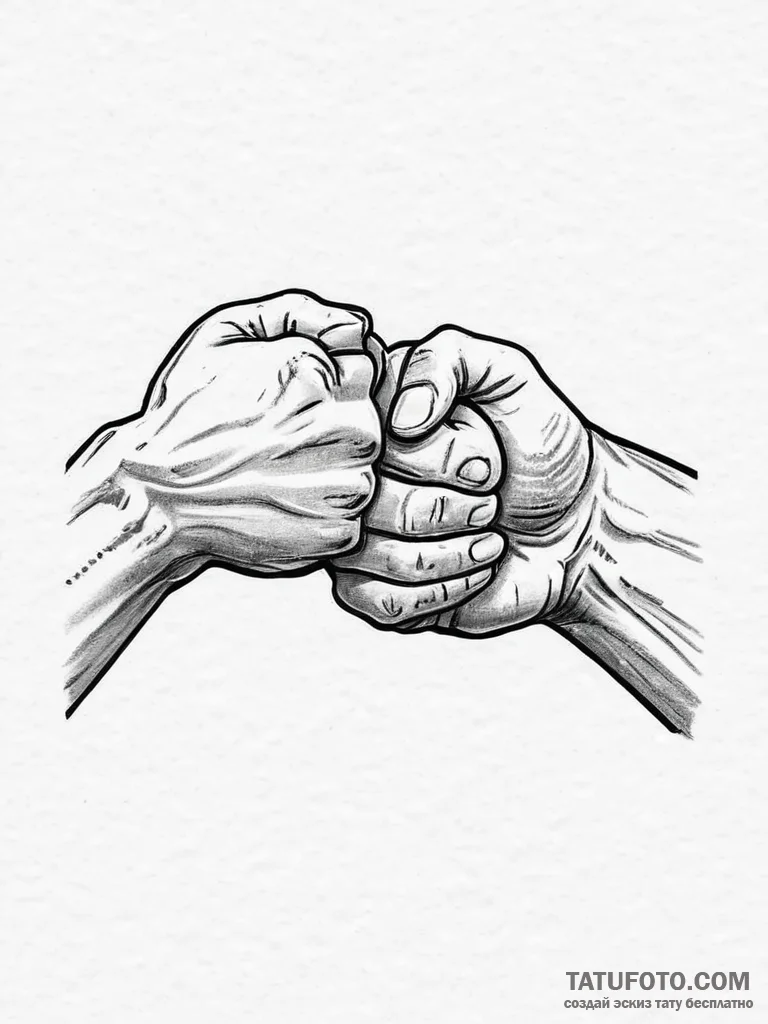 Tattoo sketch a strong, muscular arm wrestlin... - эскиз тату (№1753950758_0, 31.07.2025 08:32) — Tatufoto.com