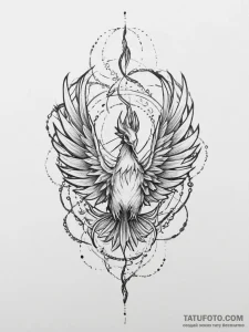 Tattoo design a minimalist "respawn" symbol w... - эскиз тату (№1753976189_0, 31.07.2025 15:36) — Tatufoto.com