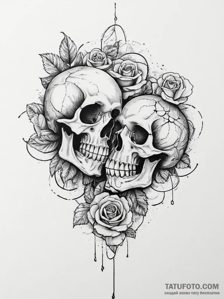 Tattoo sketch a pair of lips, slightly parted... - эскиз тату (№1753977596_0, 31.07.2025 15:59) — Tatufoto.com