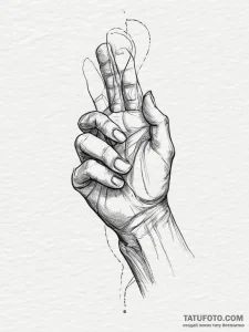 Tattoo design a strong, protective hand holdi... - эскиз тату (№1753977794_0, 31.07.2025 16:03) — Tatufoto.com