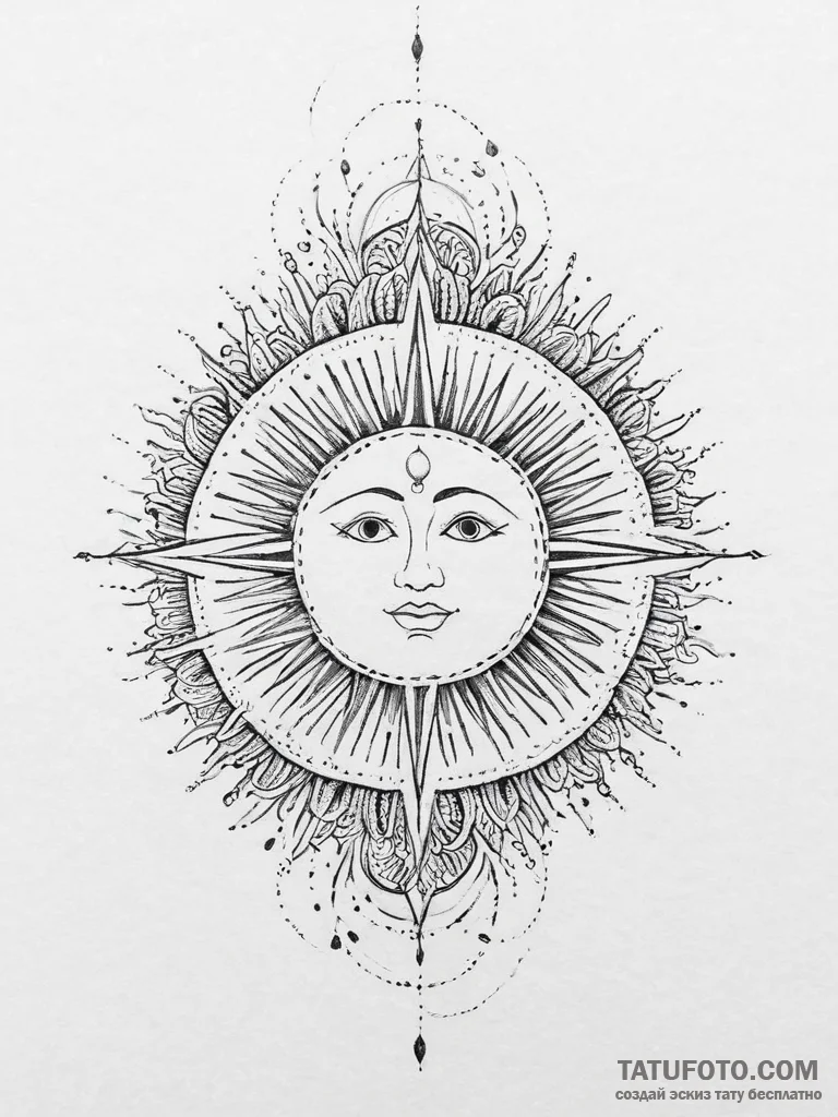 Tattoo sketch: a simple, elegant tattoo of a... - эскиз тату (№1753977990_0, 31.07.2025 16:06) — Tatufoto.com