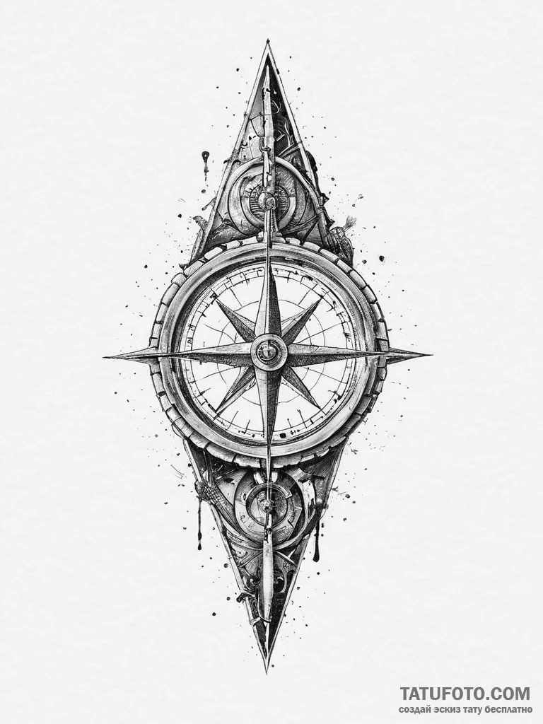 Tattoo sketch a tactical knife blade with a s... - эскиз тату (№1753978985_0, 31.07.2025 16:23) — Tatufoto.com