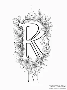 Tattoo design a hand writing a name or initia... - эскиз тату (№1753979378_0, 31.07.2025 16:29) — Tatufoto.com