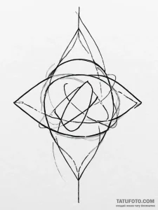 Tattoo sketch a minimalist outline of a power... - эскиз тату (№1753981727_0, 31.07.2025 17:08) — Tatufoto.com