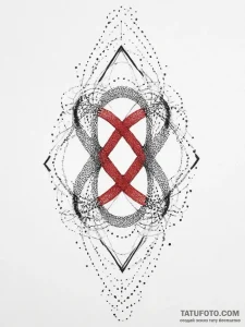 Infinity, ink illustration for tattoo, dotwor... - эскиз тату (№1753982318_0, 31.07.2025 17:18) — Tatufoto.com