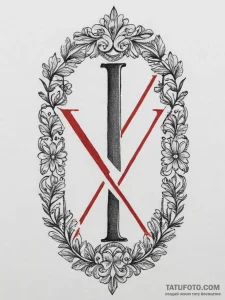 Tattoo design a custom roman numeral date rep... - эскиз тату (№1753984128_0, 31.07.2025 17:48) — Tatufoto.com