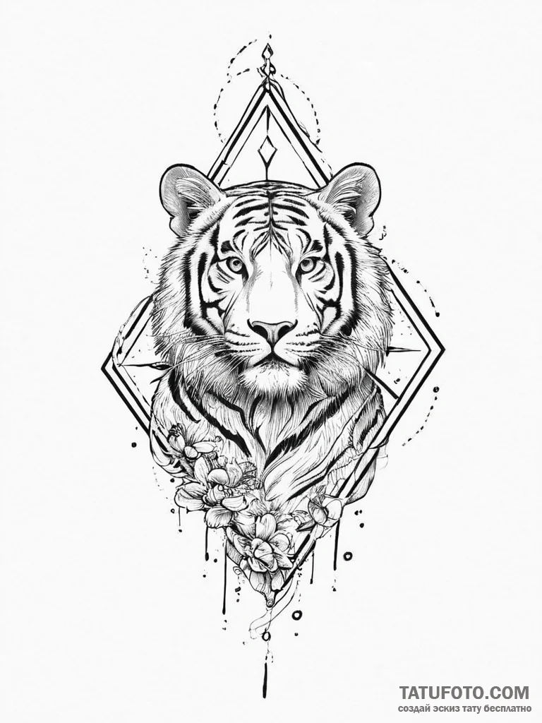 Stripes, ink illustration for tattoo, vibrant... - эскиз тату (№1753990788_0, 31.07.2025 19:39) — Tatufoto.com