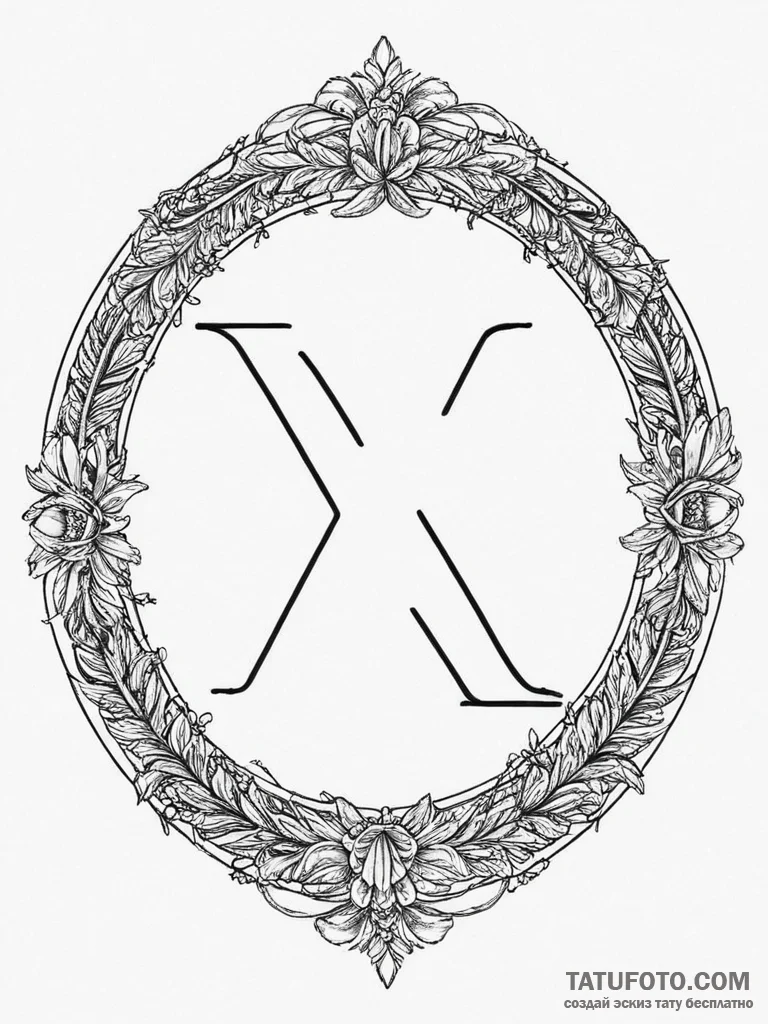 Roman numerals - эскиз тату (№1753991390_0, 31.07.2025 19:49) — Tatufoto.com