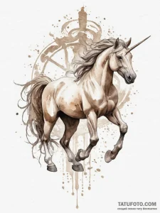Sleipnir, odin's eight-legged horse, tattoo l... - эскиз тату (№1754003458_0, 31.07.2025 23:10) — Tatufoto.com