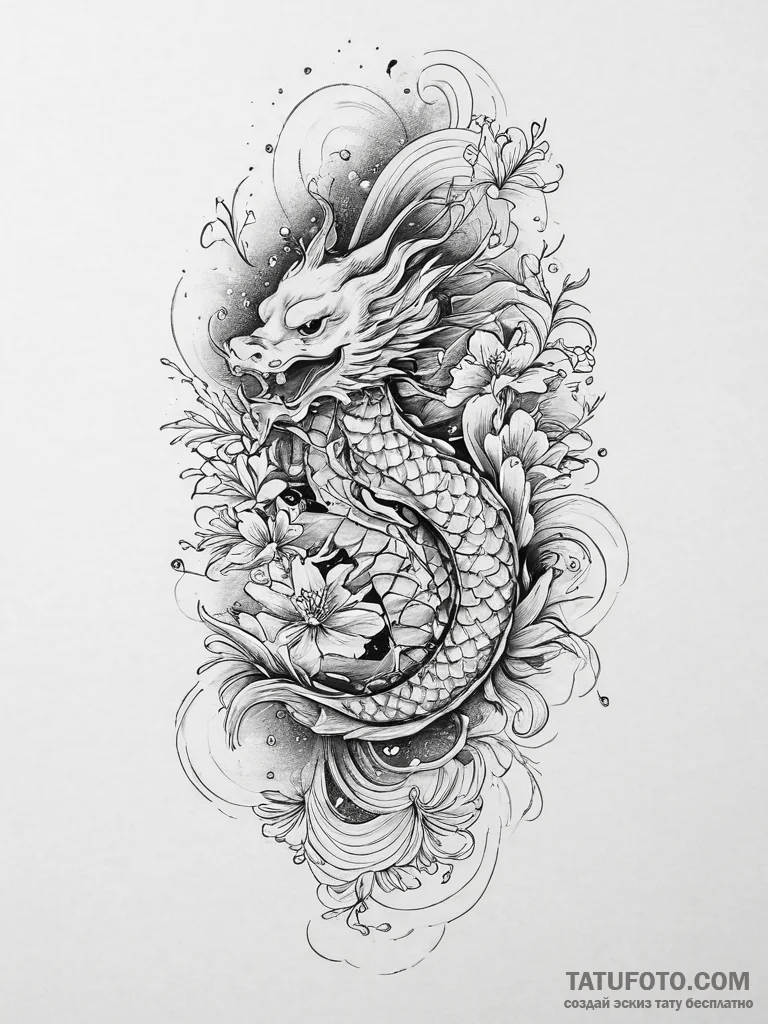 Om (symbol), concept art for tattoo, clean li... - эскиз тату (№1754003653_0, 31.07.2025 23:14) — Tatufoto.com