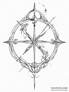 Tattoo sketch a sagittarius archer with a sub... - эскиз тату (№1754004433_0, 31.07.2025 23:27) — Tatufoto.com