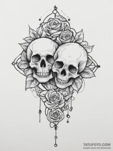 Tattoo sketch a simple "connection" symbol: t... - эскиз тату (№1754008369_0, 01.08.2025 00:32) — Tatufoto.com