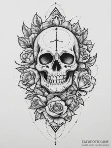 Tattoo sketch a "tournament bracket" with vic... - эскиз тату (№1754013310_0, 01.08.2025 01:55) — Tatufoto.com