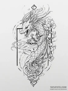Tattoo sketch libra's scales, one side a geom... - эскиз тату (№1754016883_0, 01.08.2025 02:54) — Tatufoto.com