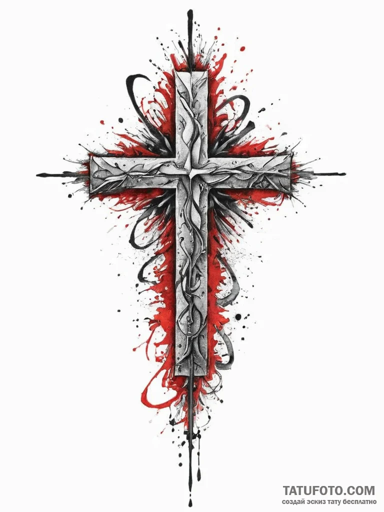 Rune, ink illustration for tattoo, detailed c... - эскиз тату (№1754018269_0, 01.08.2025 03:17) — Tatufoto.com