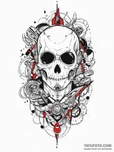 Science, technology & sci-fi, tattoo flash sh... - эскиз тату (№1754019260_0, 01.08.2025 03:34) — Tatufoto.com