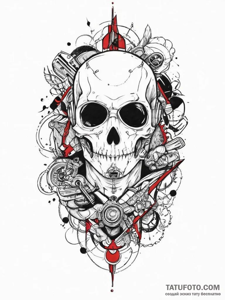Science, technology & sci-fi, tattoo flash sh... - эскиз тату (№1754019260_0, 01.08.2025 03:34) — Tatufoto.com