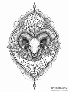Tattoo sketch a single keyword representing t… — эскиз тату (№1754026398_0, 01.08.2025 05:33) — Tatufoto.com