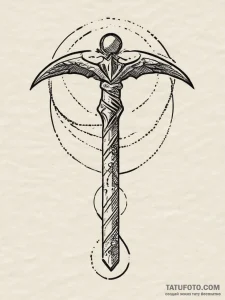 Tattoo design a powerful and simple hammer ou… — эскиз тату (№1754026796_0, 01.08.2025 05:39) — Tatufoto.com