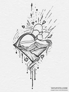 Tattoo sketch a shooting star leaving a trail... - эскиз тату (№1754032545_0, 01.08.2025 07:15) — Tatufoto.com