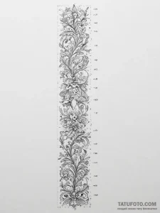 Tattoo design a child's growth chart on a wal... - эскиз тату (№1754033929_0, 01.08.2025 07:38) — Tatufoto.com