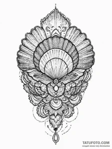 Shell, tattoo flash sheet design, dotwork sha... - эскиз тату (№1754036707_0, 01.08.2025 08:25) — Tatufoto.com