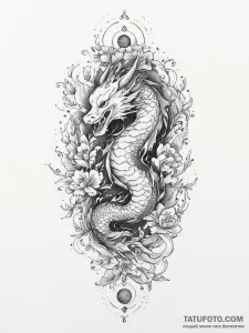 Tattoo design a minimalist symbol conveying t... - эскиз тату (№1754037106_0, 01.08.2025 08:31) — Tatufoto.com